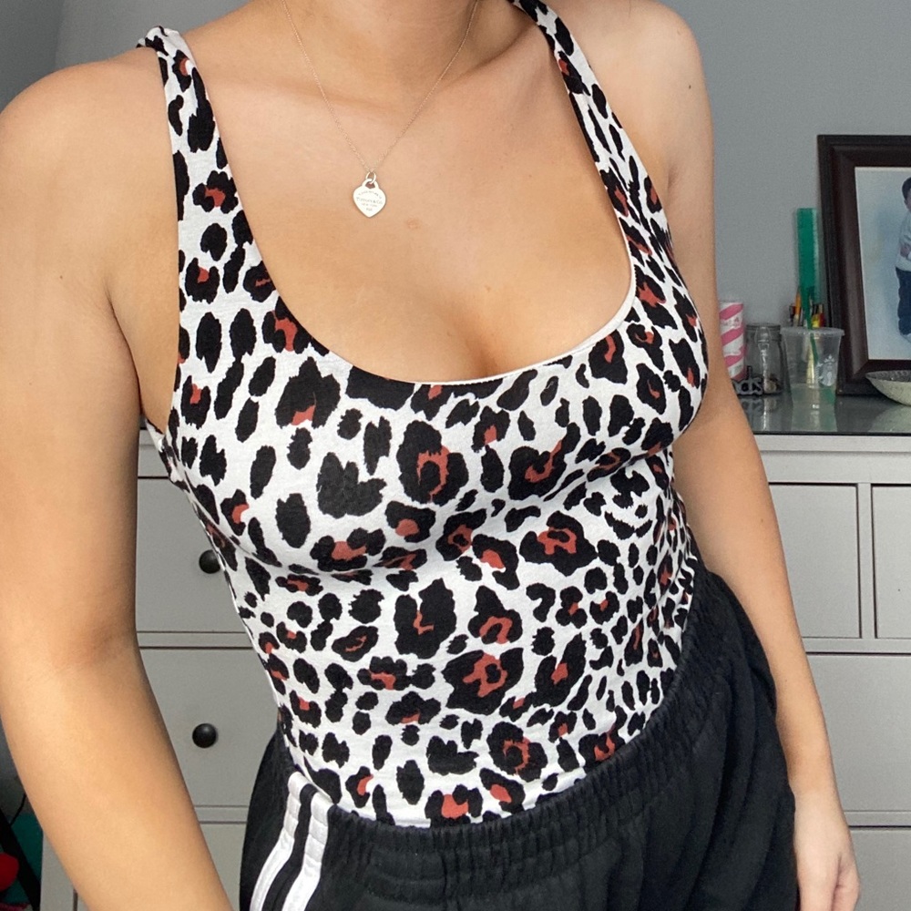 Beautiful cheetah tank top bodysuit !!!